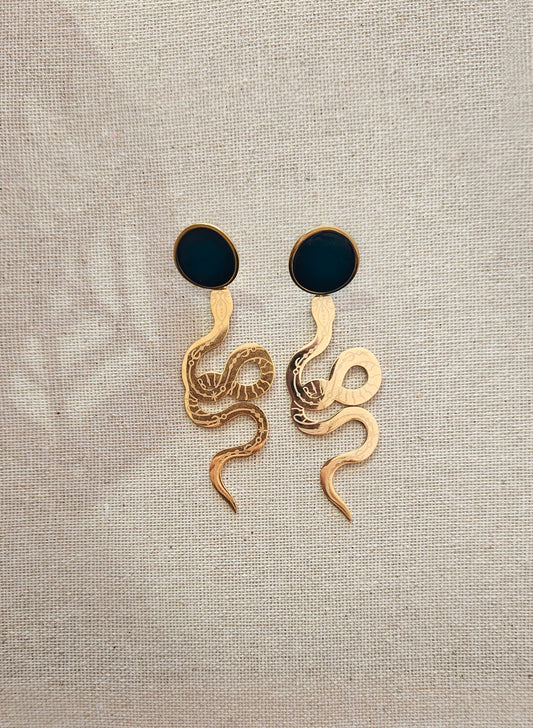 Pendientes serpiente, AMONET, diosa egipcia
