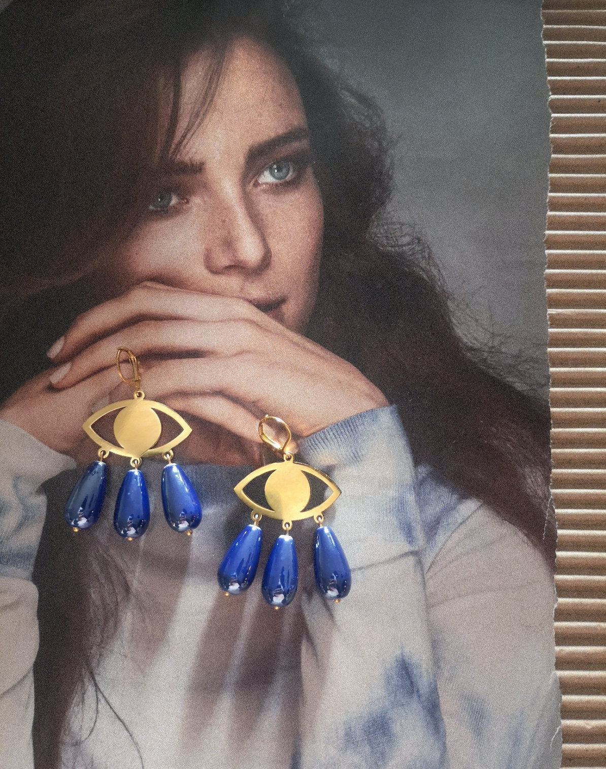 pendientes ojo, LA EMOCIÓN, pendientes lágrima