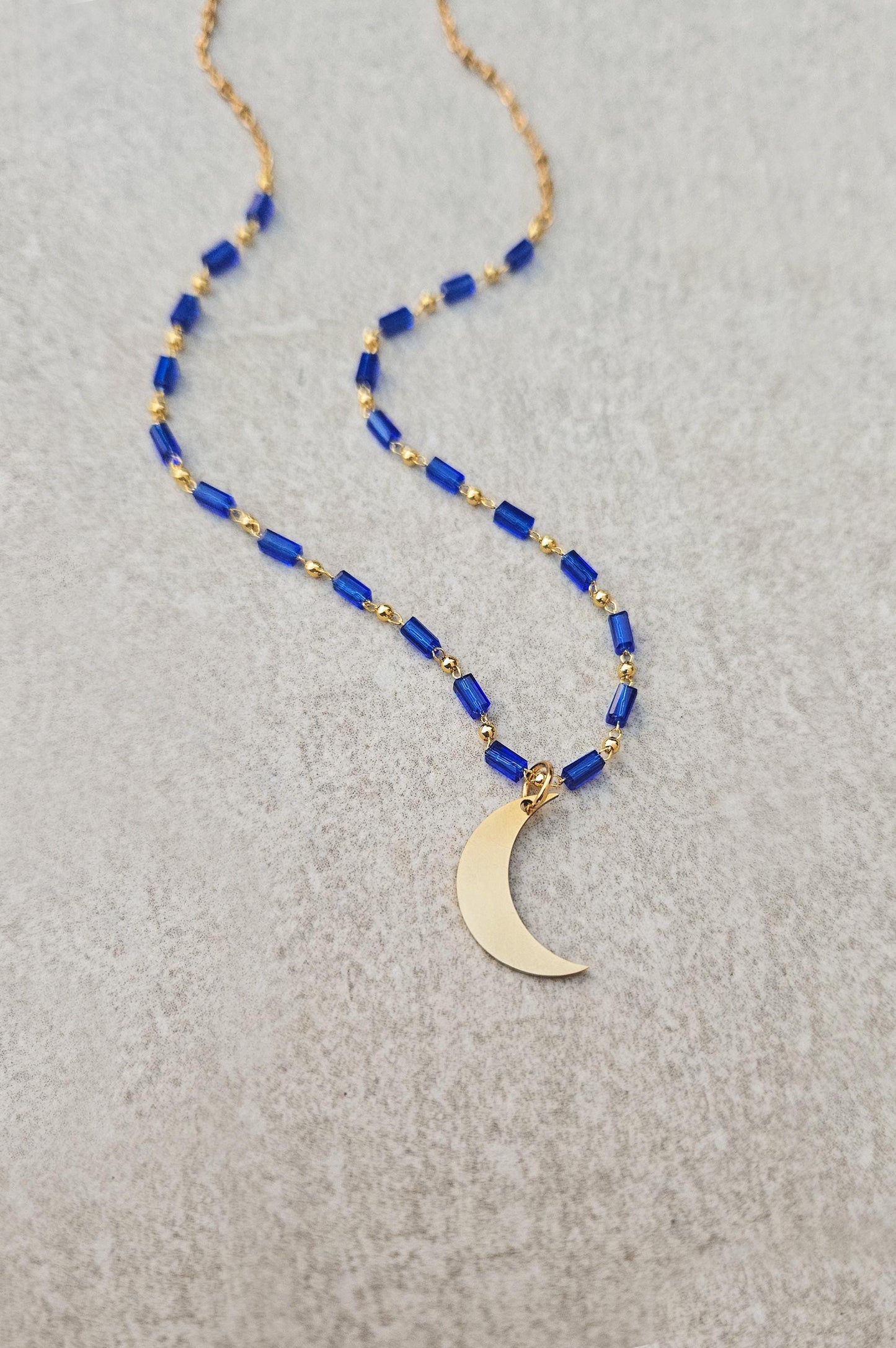 Collar LUNA azul