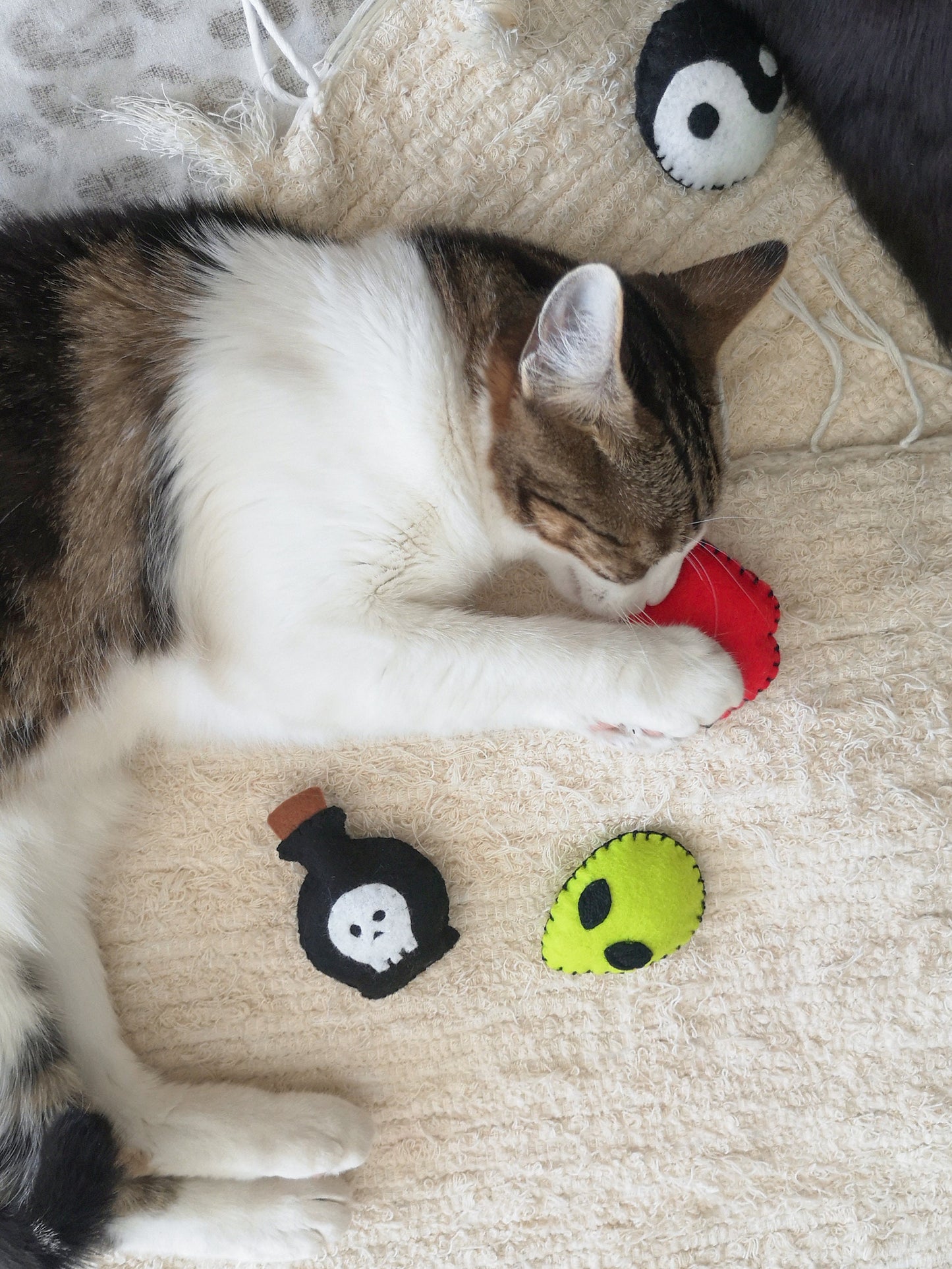 juguete para gatos, ALIEN, catnip toy