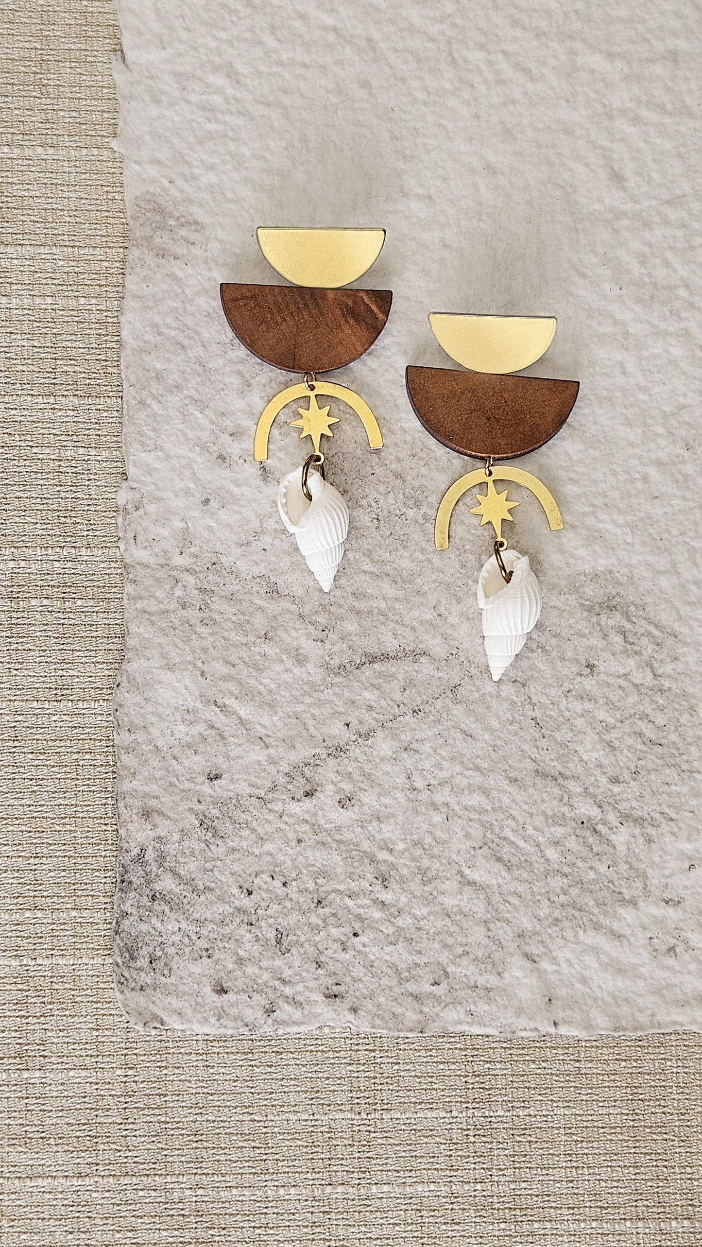 Pendientes SALITRE, pendientes de mar