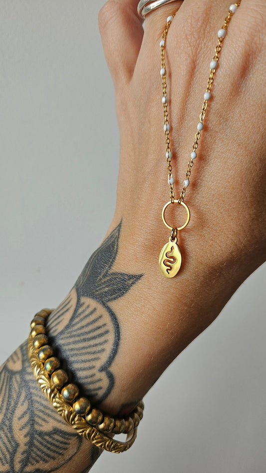 Collar serpiente, WADYET, amuleto