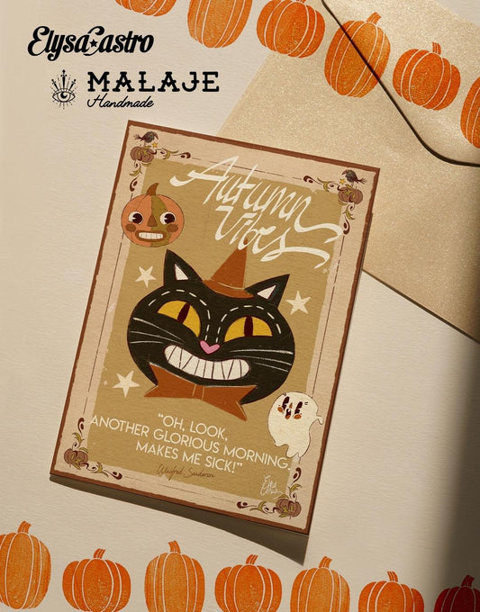 POSTAL fall season, Elysa Castro para Malaje handmade