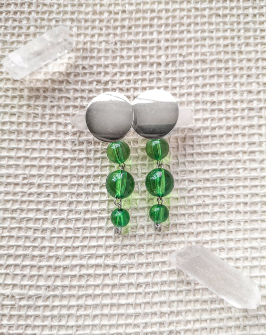 Pendientes reciclados, COMETA, vintage
